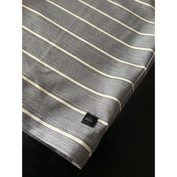 QUIKSILVER Amphibians Grey/White Stripe 21” Boardshorts Mens sz 30 - Picture 3 of 7